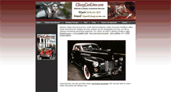 Desktop Screenshot of classycarlimo.com